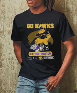 Iowa Hawkeyes Go Hawks Beat Northwestern Football Shirt