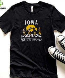 Iowa Hawkeyes Jack Campbell Tyler Linderbaum Abbey Road signatures 2022 hoodie, sweater, longsleeve, shirt v-neck, t-shirt