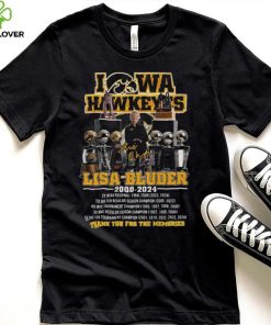 Iowa Hawkeyes Lisa Bluder 2000 2024 Thank You For The Memories T Shirt