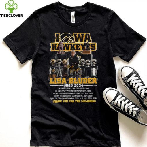 Iowa Hawkeyes Lisa Bluder 2000 2024 Thank You For The Memories T Shirt