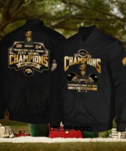 Iowa Hawkeyes NCAA Music City Bowl Champions Limited Edition Bomber Jacket