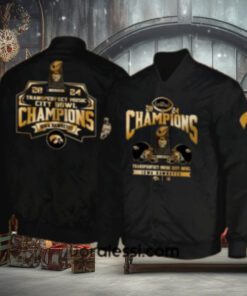 Iowa Hawkeyes NCAA Music City Bowl Champions Limited Edition Bomber Jacket