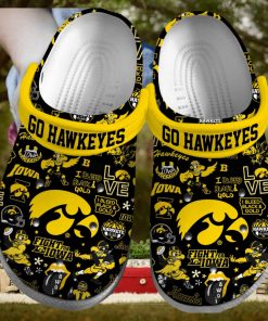 Iowa Hawkeyes NCAA Sport Crocs Crocband Clogs Shoes Comfortable For Men Women and Kids – Footwearelite Exclusive