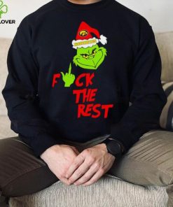 Iowa Hawkeyes Santa Grinch fuck the rest hoodie, sweater, longsleeve, shirt v-neck, t-shirt