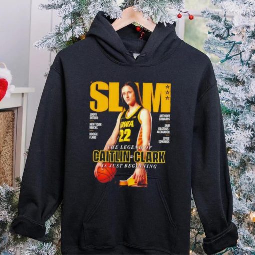 Iowa Hawkeyes Slam 249 The Legend Of Caitlin Clark Is Just Beginning hoodie, sweater, longsleeve, shirt v-neck, t-shirt