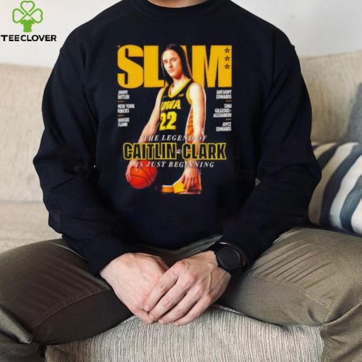 Iowa Hawkeyes Slam 249 The Legend Of Caitlin Clark Is Just Beginning hoodie, sweater, longsleeve, shirt v-neck, t-shirt