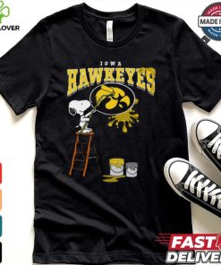 Iowa Hawkeyes Snoopy Painting Shirt