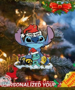 Iowa Hawkeyes Stitch Custom Name Ornament NCAA And Stitch Ornament