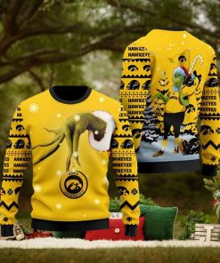 Iowa Hawkeyes Team Grinch Ugly Christmas Sweater