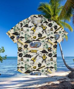 Iowa Hawkeyes Thematic Stadium Print Hawaiian Shirt