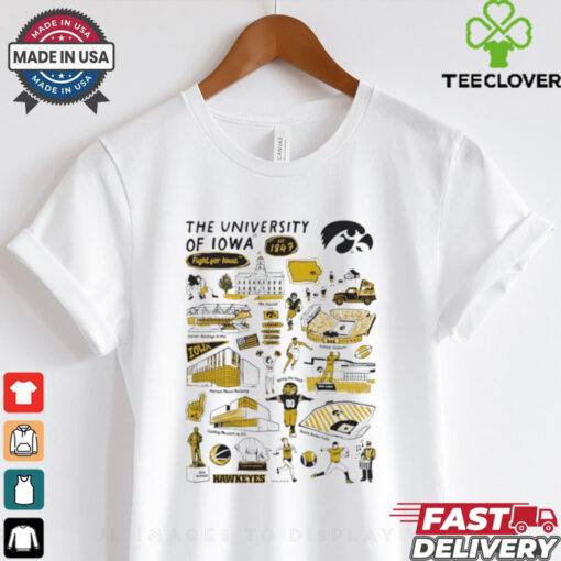 Iowa Hawkeyes Vive La Fete Infant Impressions artwork shirt