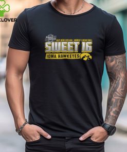 Iowa Hawkeyes Wbb 2024 March Madness Sweet Sixteen Tee Shirt