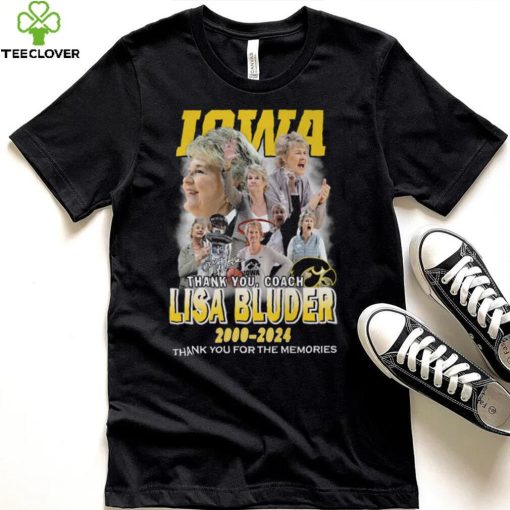 Iowa Hawkeyes Women’s Basketball Thank You Coach Lisa Bluder 2000 2024 Shirt