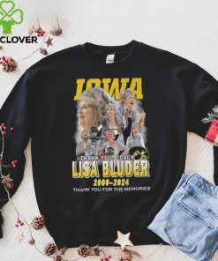 Iowa Hawkeyes Women’s Basketball Thank You Coach Lisa Bluder 2000 2024 Shirt