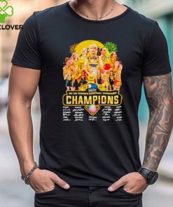 Iowa Hawkeyes basketball 2024 Big Ten Women’s Tournament Champions all signatures shirt