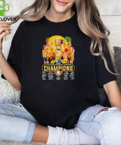 Iowa Hawkeyes basketball 2024 Big Ten Women’s Tournament Champions all signatures shirt
