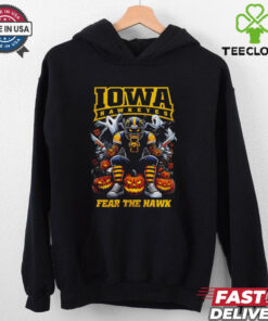 Iowa Hawkeyes fear the hawk Halloween shirt