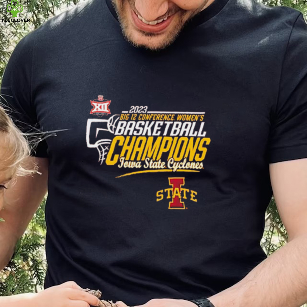 Iowa State Cyclones 2023 Big 12 Women’s Basketball Conference Tournament Champions Locker Room Shirt Iowa State Cyclones 2023 Big 12 Women’s Basketball Conference Tournament Champions Locker Room Shirt