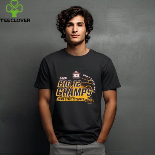 Iowa State Cyclones 2024 Big 12 Men’s Basketball Conference Tournament Champions Locker Room T Shirt