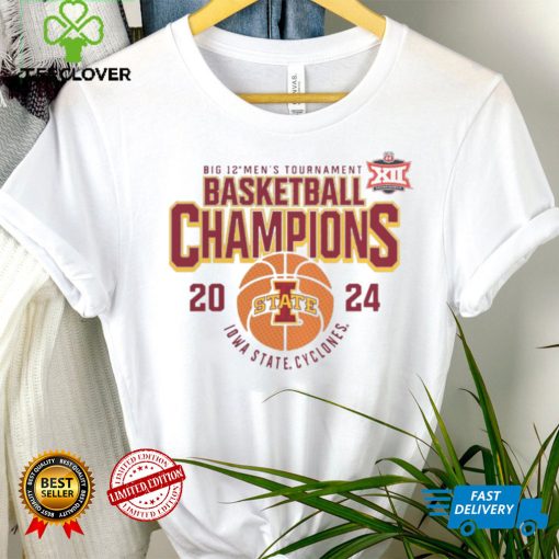 Iowa State Cyclones 2024 Big 12 Men’s Basketball Conference Tournament Champions Shirt