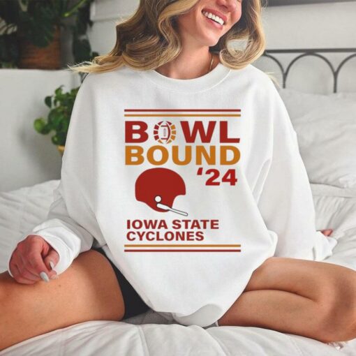 Iowa State Cyclones 2024 Bowl Bound Helmet Shirt