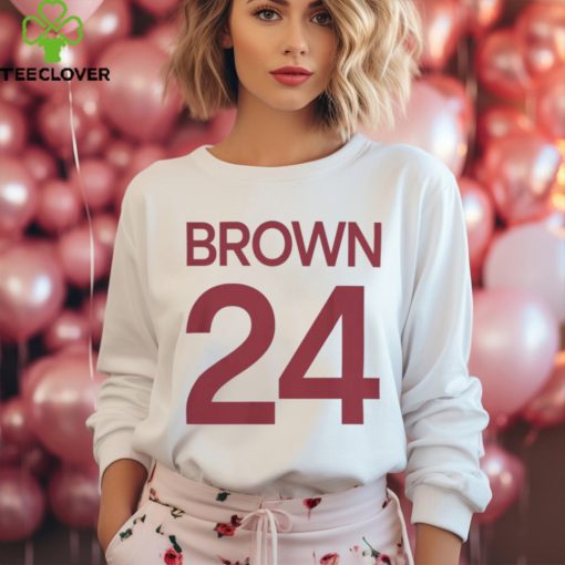 Iowa State Cyclones #24 Downtown Addy Brown Tee Shirts