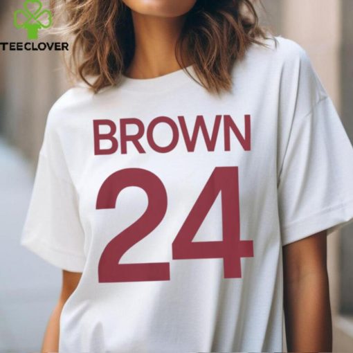 Iowa State Cyclones #24 Downtown Addy Brown Tee Shirts