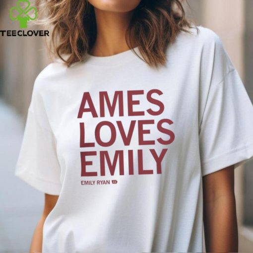 Iowa State Cyclones Ames Loves Emily Ryan #11 Tee shirt