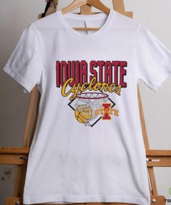 Iowa State Cyclones Basketball In Hoop vector shirt