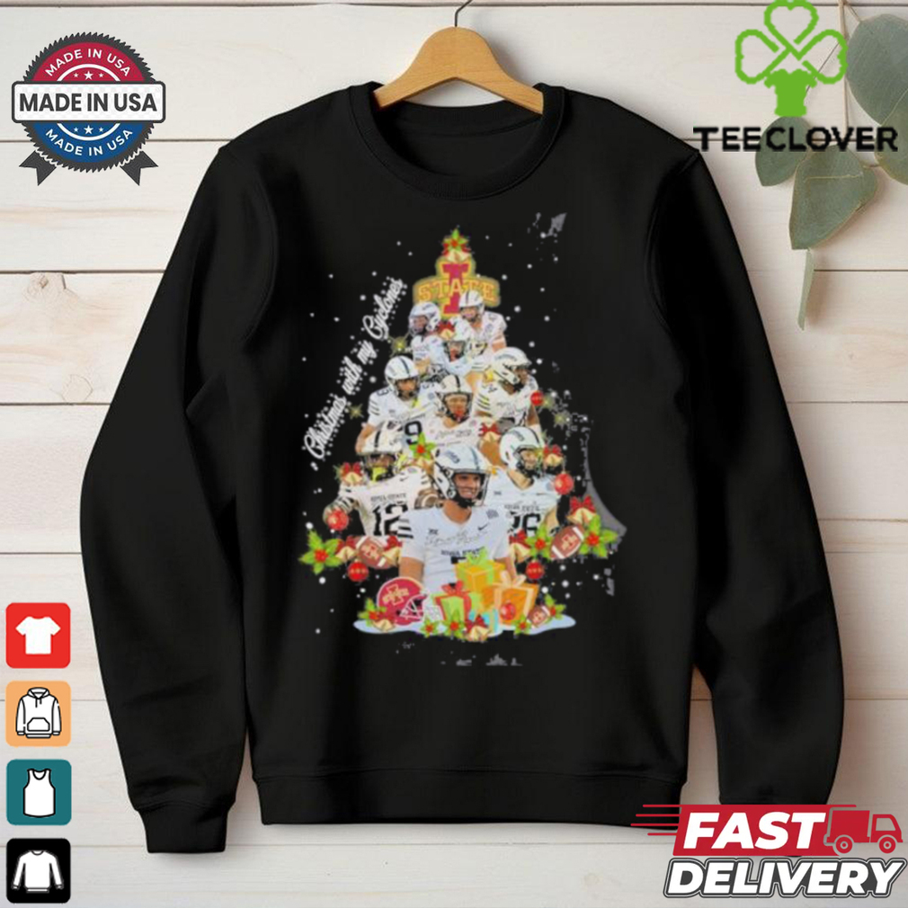 Iowa State Cyclones Christmas With My Cyclones Shirt Iowa State Cyclones Christmas With My Cyclones Shirt