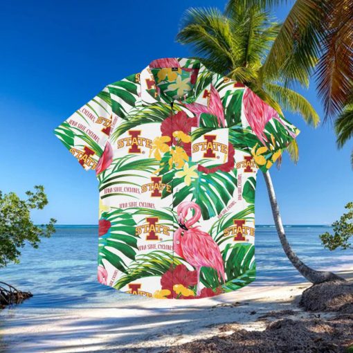 Iowa State Cyclones Flamingo Hawaiian Shirt