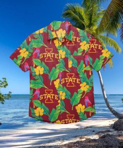 Iowa State Cyclones Floral Hawaiian Shirt