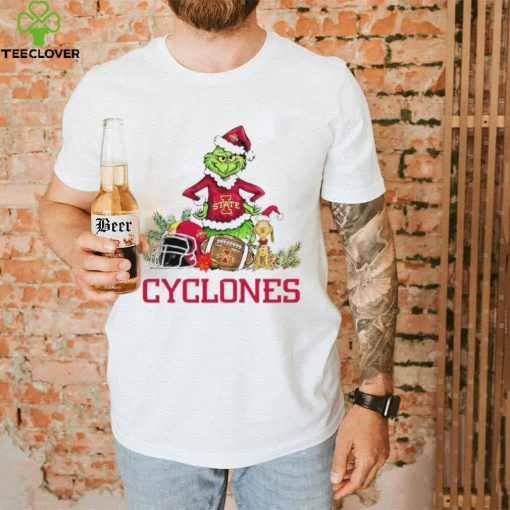 Iowa State Cyclones Grinch and Max dog funny Christmas hoodie, sweater, longsleeve, shirt v-neck, t-shirt