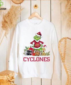 Iowa State Cyclones Grinch and Max dog funny Christmas hoodie, sweater, longsleeve, shirt v-neck, t-shirt