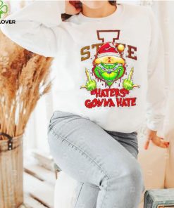 Iowa State Cyclones Grinch middle finger haters gonna hate shirt