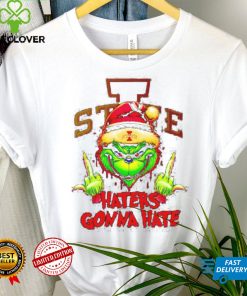 Iowa State Cyclones Grinch middle finger haters gonna hate shirt