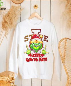 Iowa State Cyclones Grinch middle finger haters gonna hate shirt
