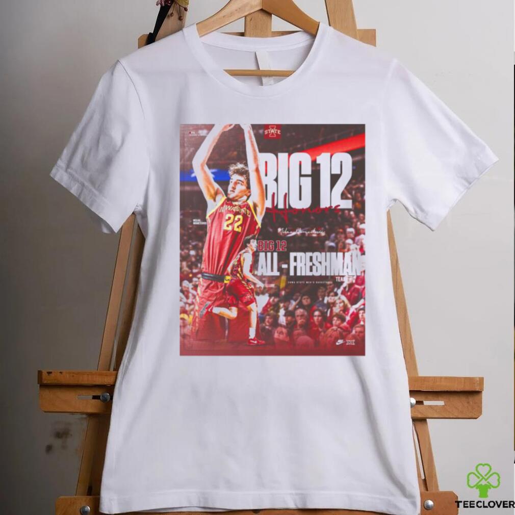 Iowa State Cyclones Men’s Basketball Big 12 Honors Milan Momcilovic All Freshman T shirt Iowa State Cyclones Men’s Basketball Big 12 Honors Milan Momcilovic All Freshman T shirt