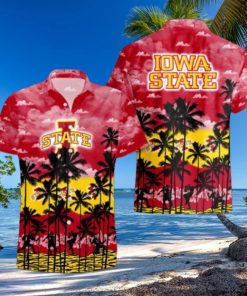 Iowa State Cyclones Palms Tree Hawaiian Shirt