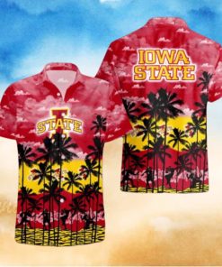 Iowa State Cyclones Palms Tree Hawaiian Shirt