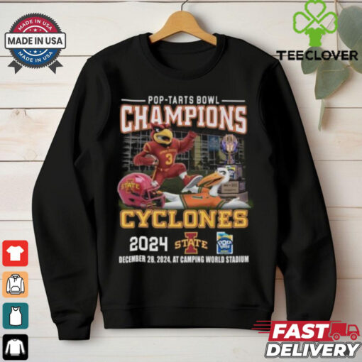 Iowa State Cyclones Pop Tarts Bowl Champions 2024 T Shirt