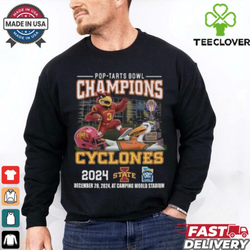 Iowa State Cyclones Pop Tarts Bowl Champions 2024 T Shirt