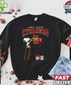 Iowa State Cyclones Snoopy Painting Shirt 3 Iowa State Cyclones Snoopy Painting Shirt