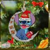 Dallas Cowboys Stitch Ornament NFL Christmas And Stitch With Moon Ornament