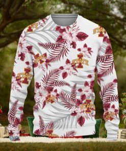 Iowa State Cyclones Tropical Patterns Ugly Xmas Sweater