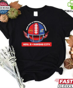 Iowa State Cyclones vs Kansas Jayhawks November 9, 2024 Matchup Geha Field At Arrowhead Stadium Shirt