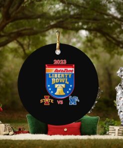 Iowa State Cyclones vs Memphis Tigers 2023 Autozone Liberty Bowl Ornament 1 Iowa State Cyclones vs Memphis Tigers 2023 Autozone Liberty Bowl Ornament