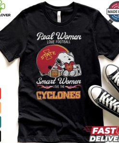 Iowa State Cyclones x Snoopy Real Women Love Football Smart Women Helmet 2024 T hoodie, sweater, longsleeve, shirt v-neck, t-shirt