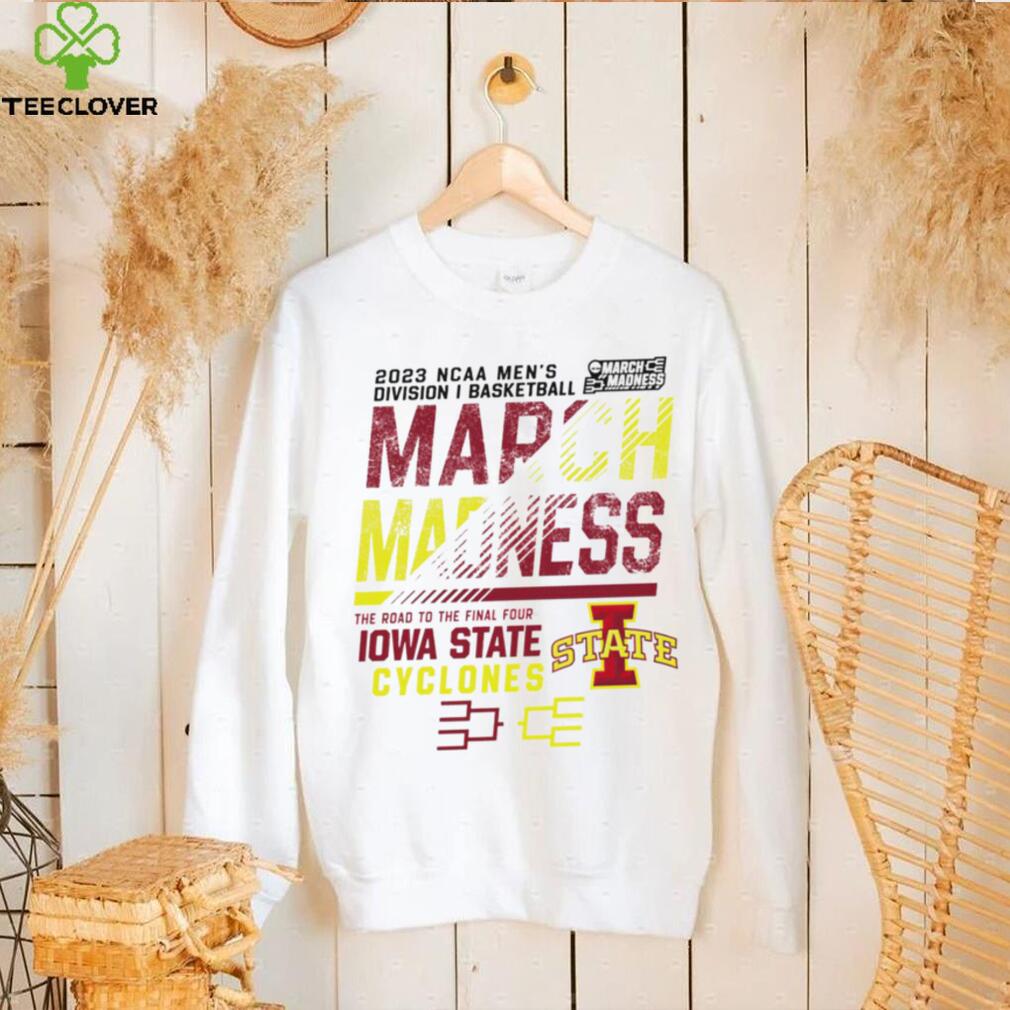 Iowa States Men’s basketball 2023 NCAA March madness the road to final four hoodie shirt Iowa States Men’s basketball 2023 NCAA March madness the road to final four hoodie shirt