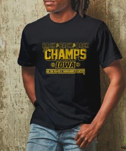 Iowa WBB Back2Back2Back B1G Tourney Champs Shirt
